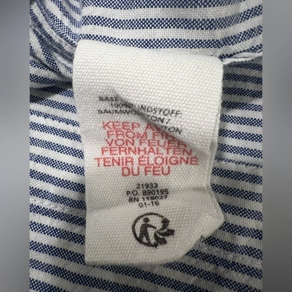 Mini Boden Striped Oxford size 5-6Y